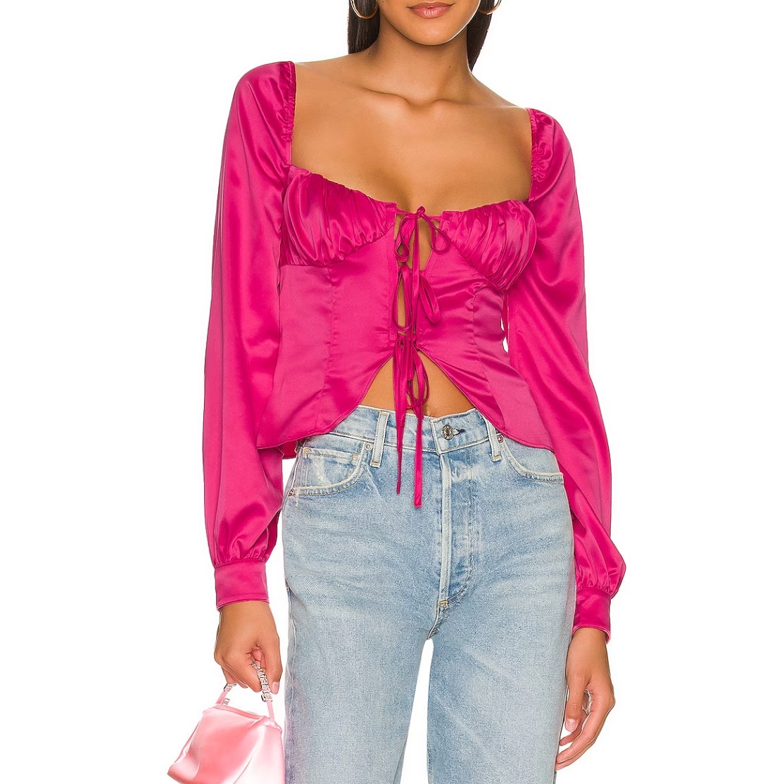 Majorelle Revolve Waldorf Top In Paradise Pink